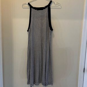 B&W striped dress
